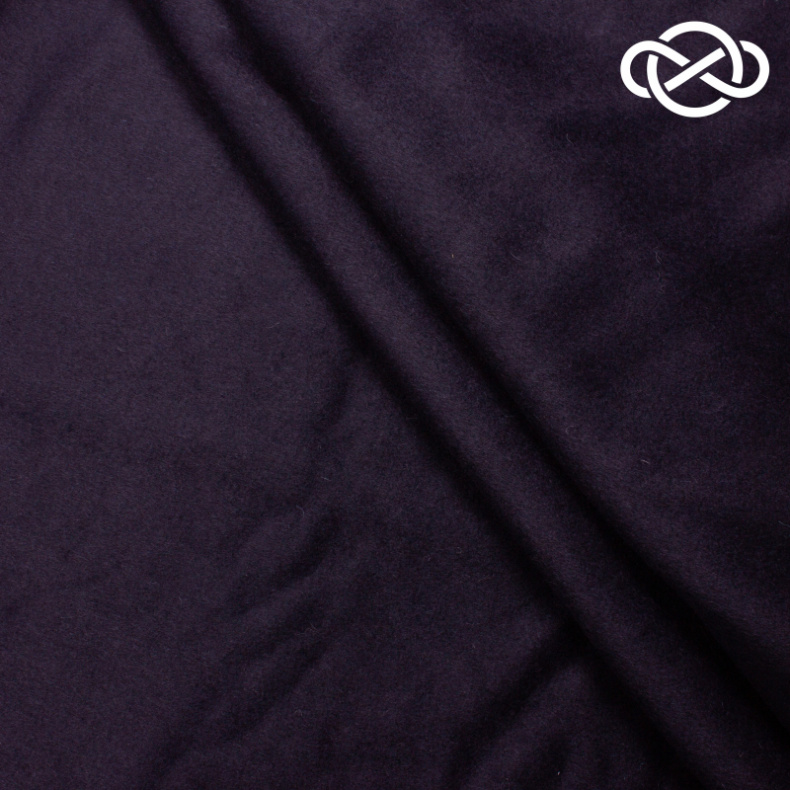 7715. Пальтовая. Ворс. Темно-синий. от Tkani.site