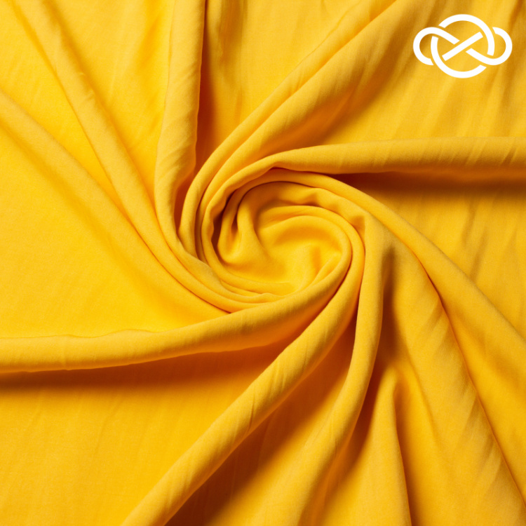 10437. Штапель. Вискоза. Желтый. Уценка!!!