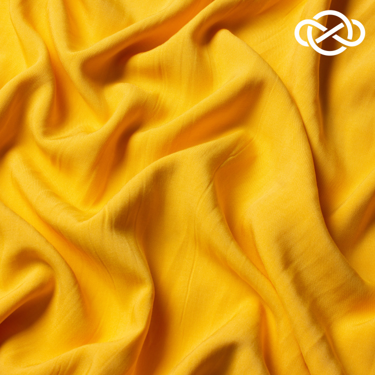 10437. Штапель. Вискоза. Желтый. Уценка!!! - фото 1