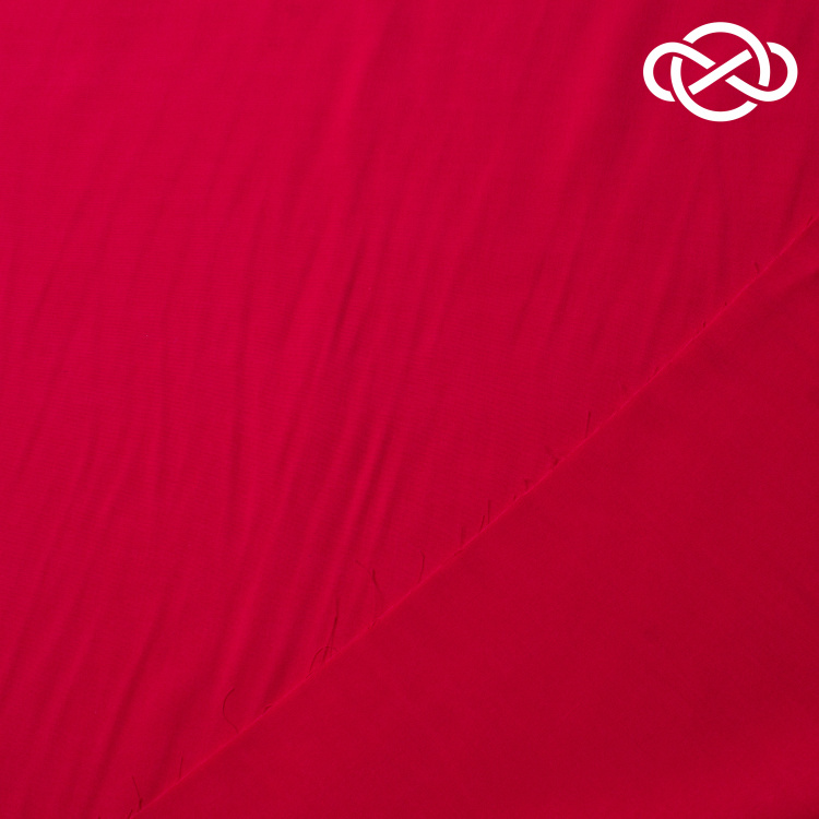 10438. Штапель. Вискоза. Сахарный коралл. Уценка!!! - фото 2