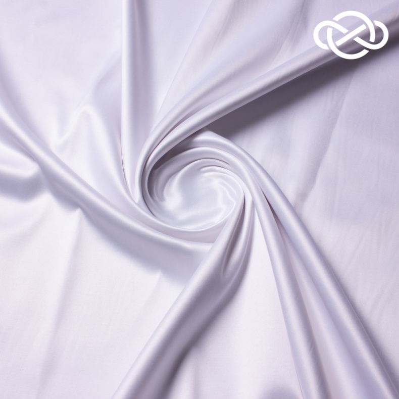 10439. Атлас сэндвич. Белый от Tkani.site