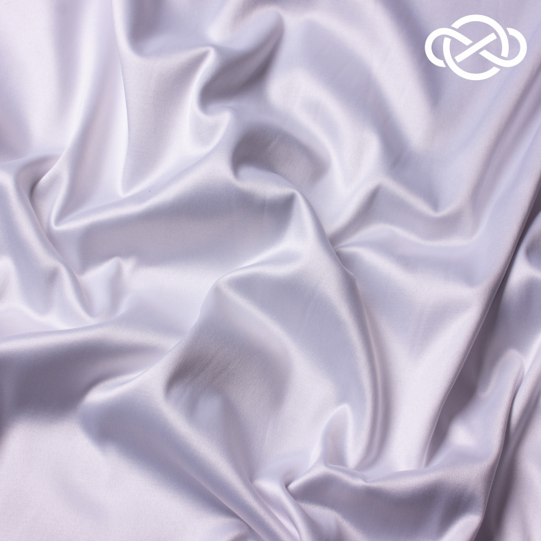 10439. Атлас сэндвич. Белый от Tkani.site