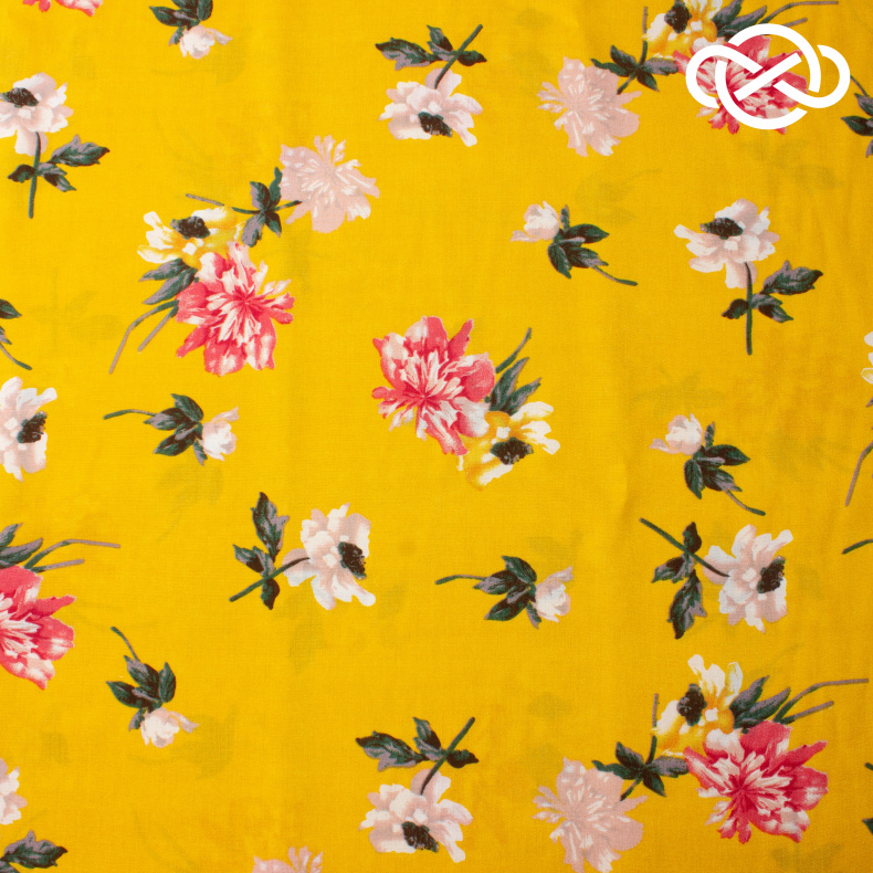 10442. Конкурс!!! Штапель. Вискоза. Принт от Tkani.site