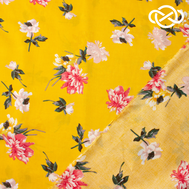 10442. Конкурс!!! Штапель. Вискоза. Принт от Tkani.site