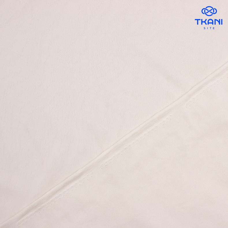 1014. Трикотажная подкладка. Молочный. от Tkani.site