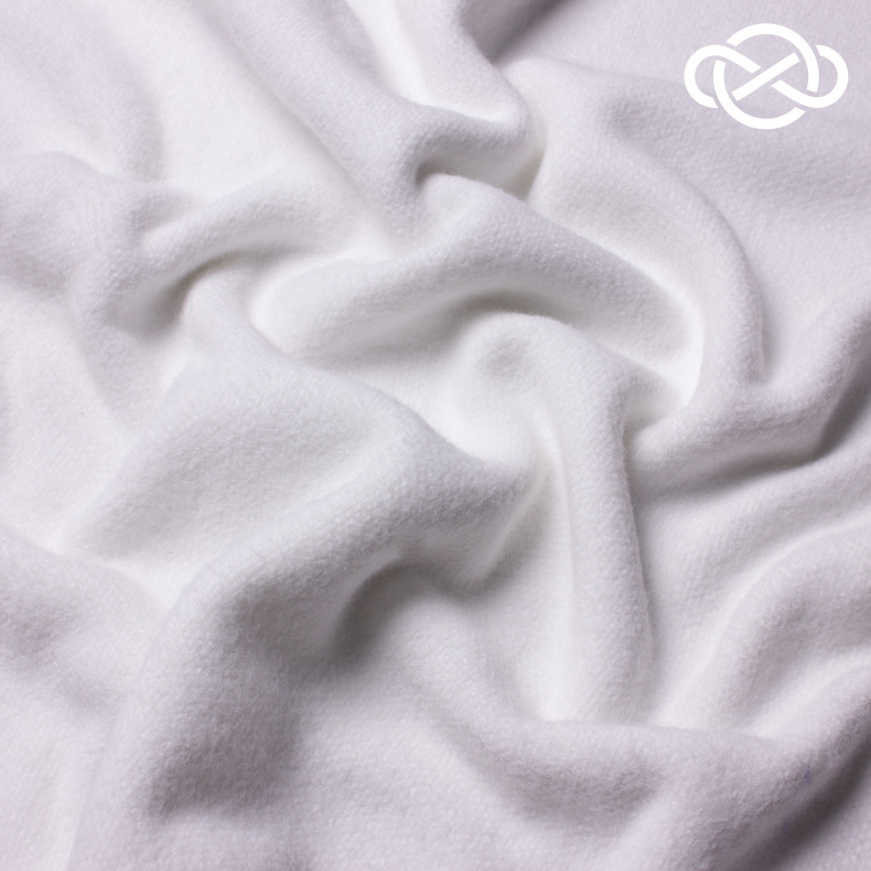 10448. Трикотажное полотно. Альпака. Белый от Tkani.site