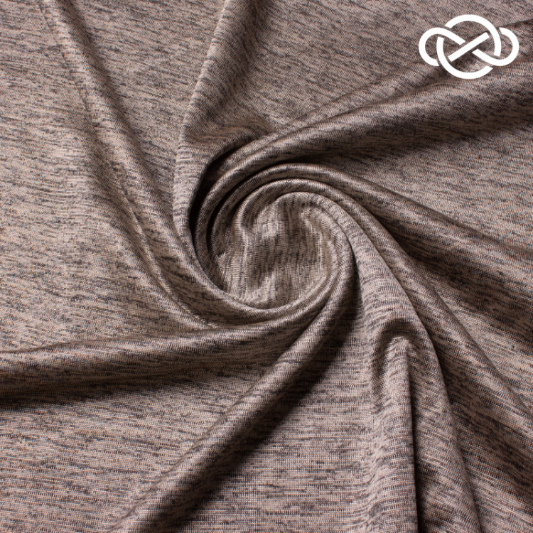 10449. Трикотажное полотно. Меланж. Глянец.