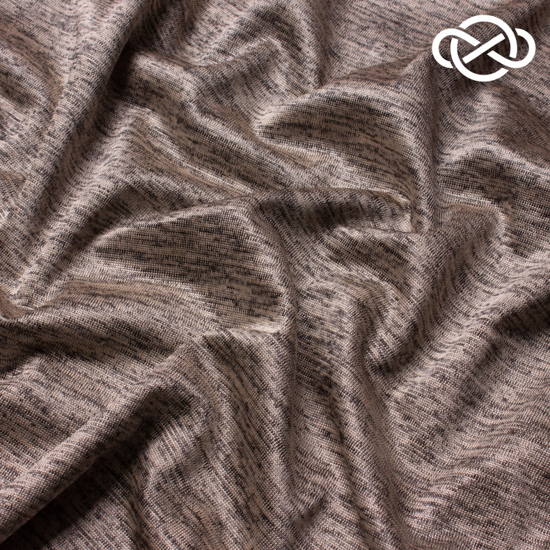 10449. Трикотажное полотно. Меланж. Глянец. от Tkani.site