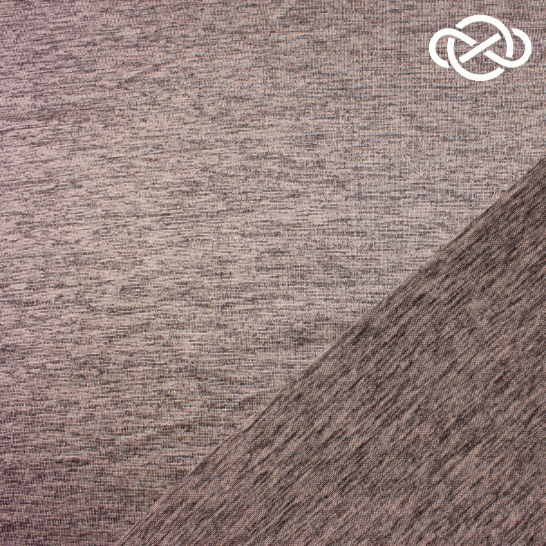 10449. Трикотажное полотно. Меланж. Глянец. от Tkani.site