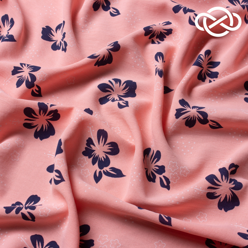 10452. Конкурс!!! Искусственный лен. Манго. Принт от Tkani.site