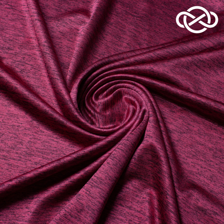 10453. Трикотажное полотно. Меланж. Глянец.