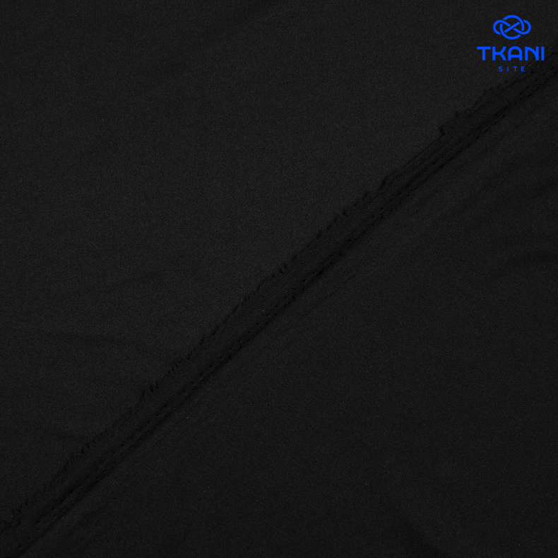 1016. Трикотажная подкладка. Черный. от Tkani.site