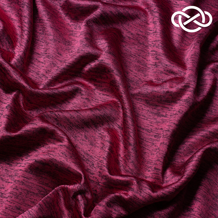 10453. Трикотажное полотно. Меланж. Глянец. - фото 1