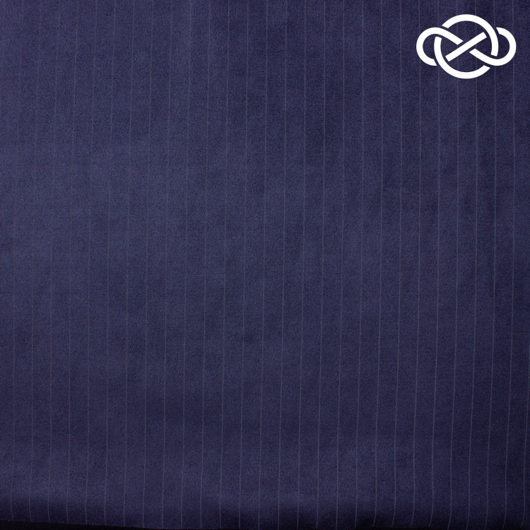 10457. Замша на трикотаже. В полоску - фото 1