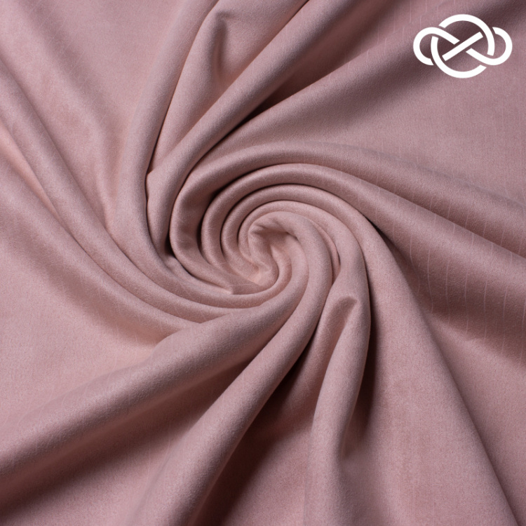 10458. Замша на трикотаже. В полоску