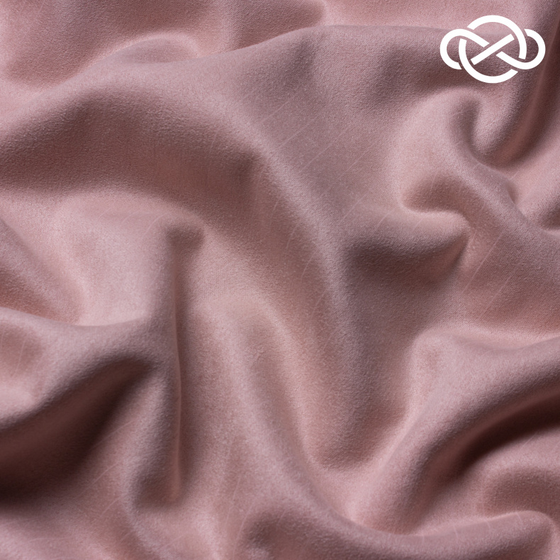 10458. Замша на трикотаже. В полоску от Tkani.site