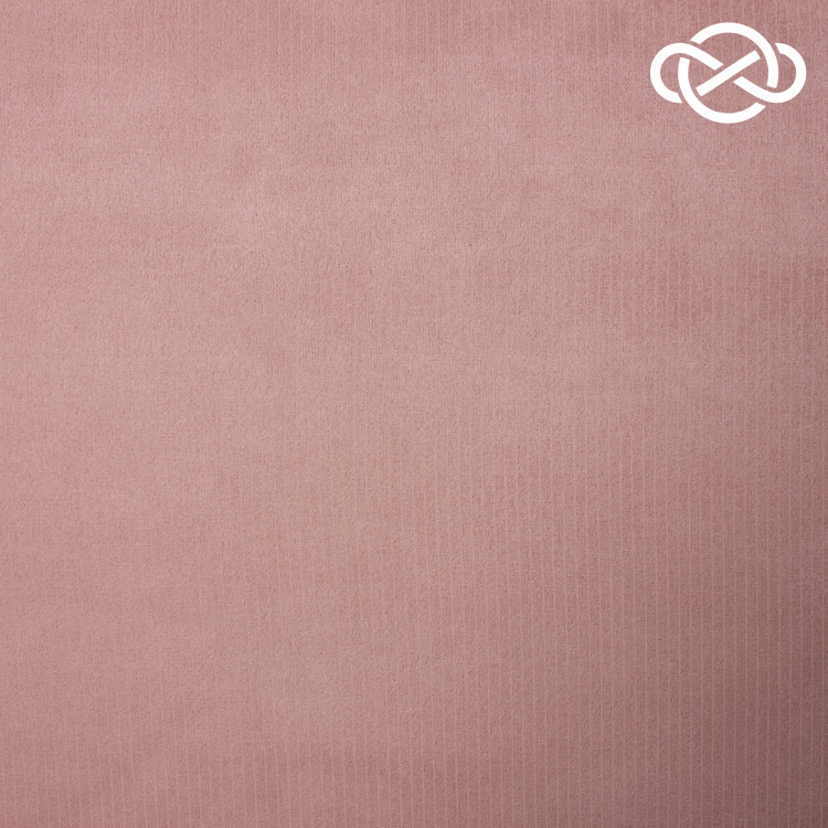 10460. Замша на трикотаже. В полоску - фото 1