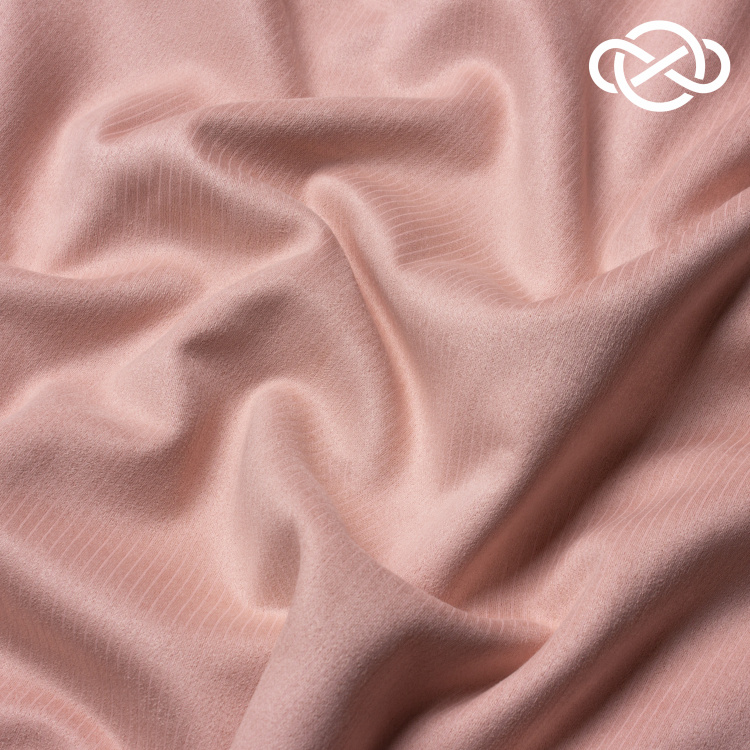 10460. Замша на трикотаже. В полоску - фото 2