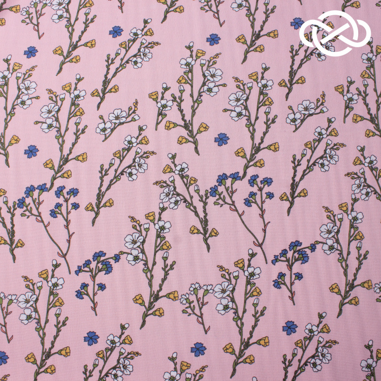 10462. Конкурс!!! Искусственный лен. Манго. Принт - фото 1