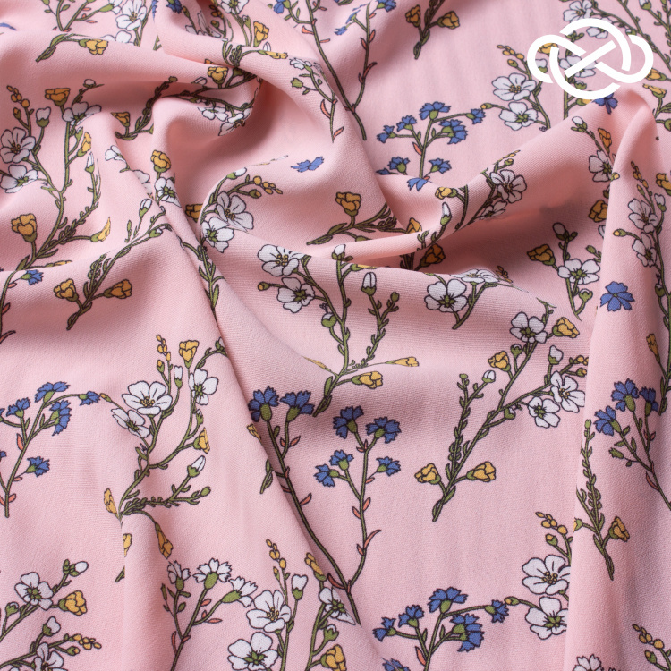 10462. Конкурс!!! Искусственный лен. Манго. Принт - фото 2