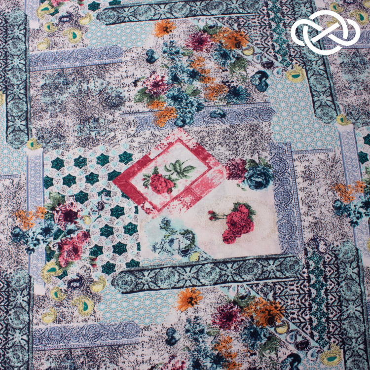 10467. Конкурс!!! Искусственный лен. Принт - фото 1