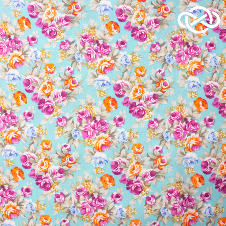 7737. Конкурс! Летняя джинса. Принт. от Tkani.site