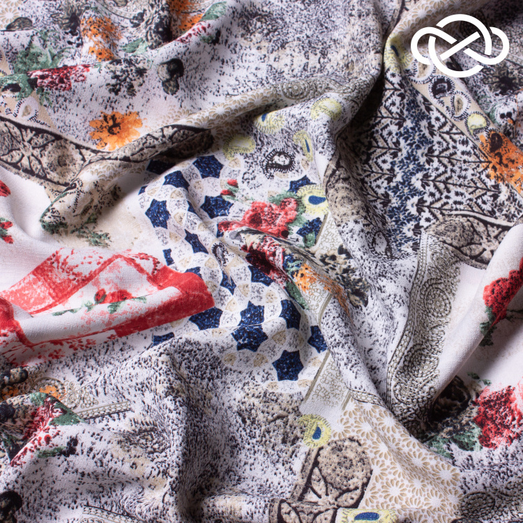 7738. Конкурс! Искусственный лен. Принт. - фото 2