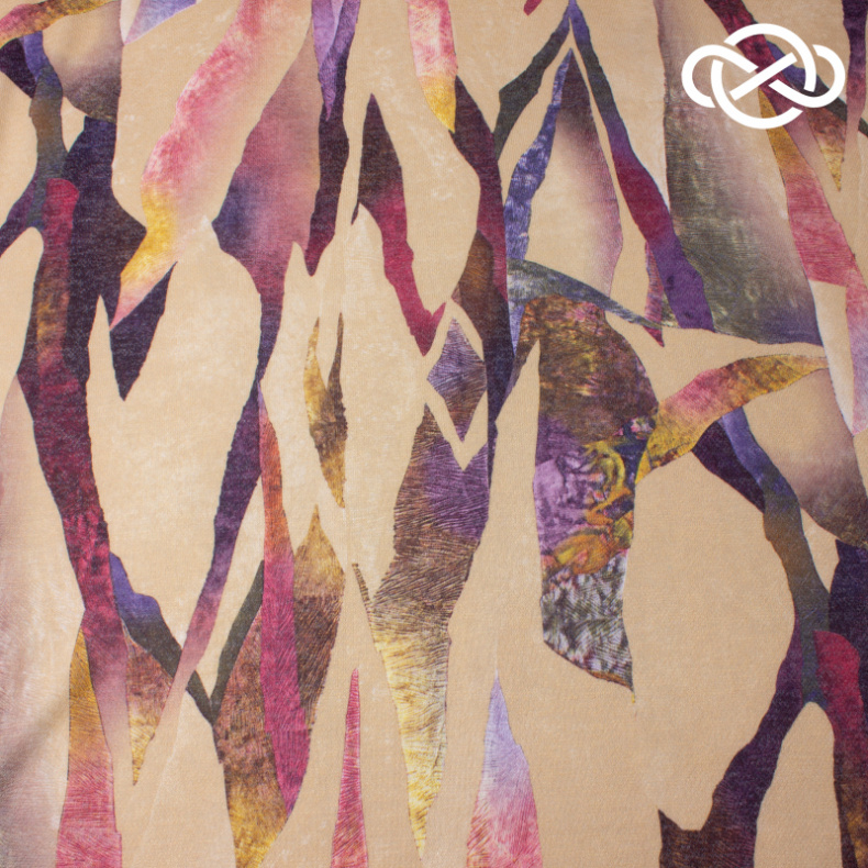 7744. Трикотажное полотно. Сандра. Принт. от Tkani.site