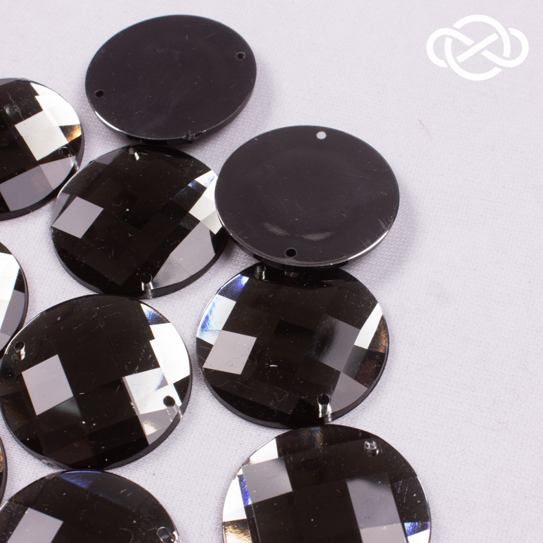 10475. Стразы пришивные. ⌀30мм. 10шт. Цена за упаковку от Tkani.site