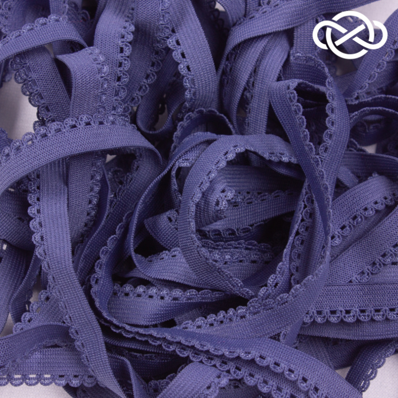 10479. Резинка бельевая декоративная 1см*10м (цена за упаковку) от Tkani.site