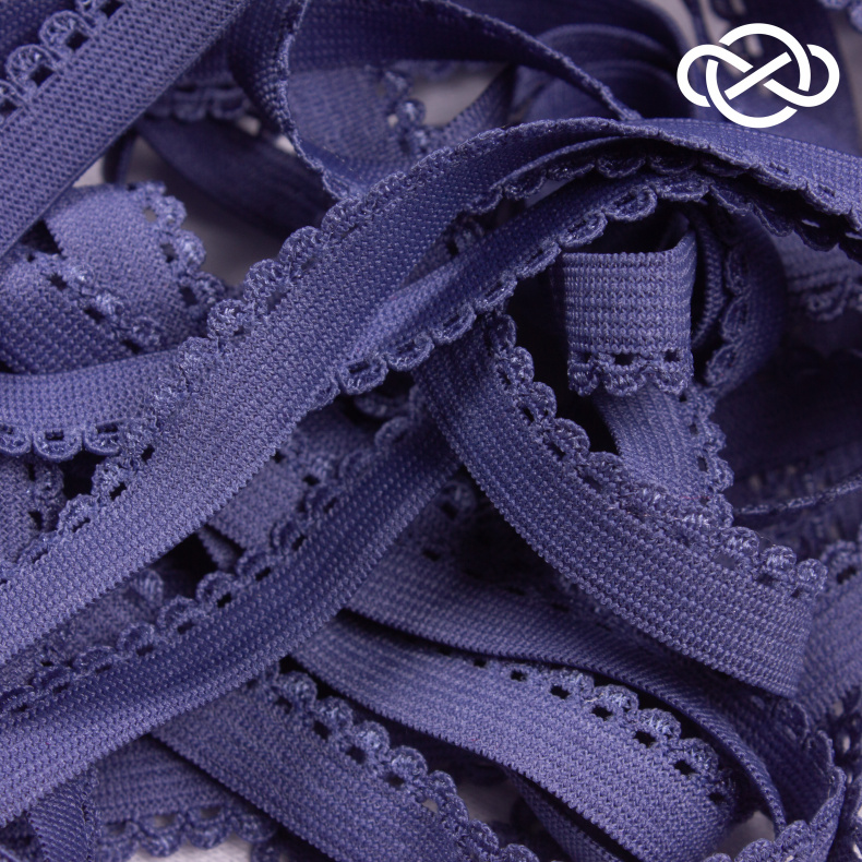 10479. Резинка бельевая декоративная 1см*10м (цена за упаковку) от Tkani.site