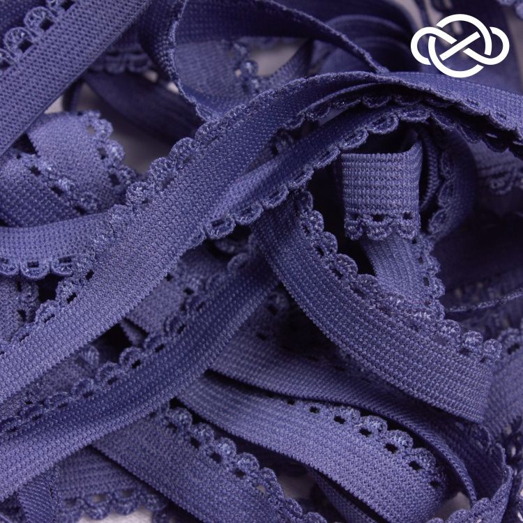 10479. Резинка бельевая декоративная 1см*10м (цена за упаковку) - фото 1