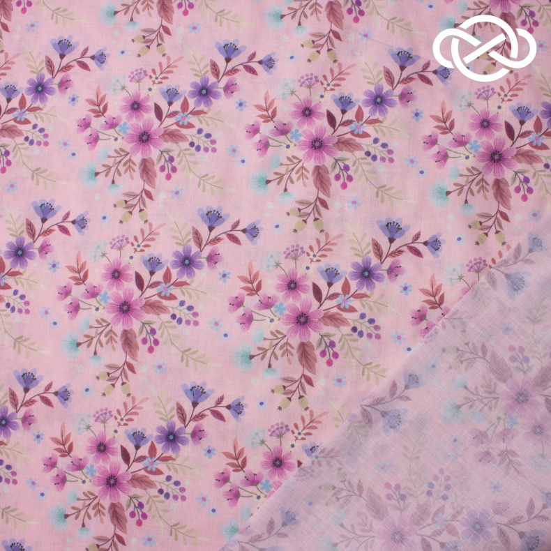 10481. Конкурс!!! Поплин. Принт от Tkani.site