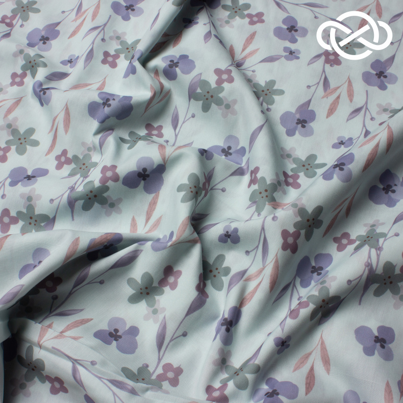 10486. Конкурс!!! Поплин. Принт от Tkani.site