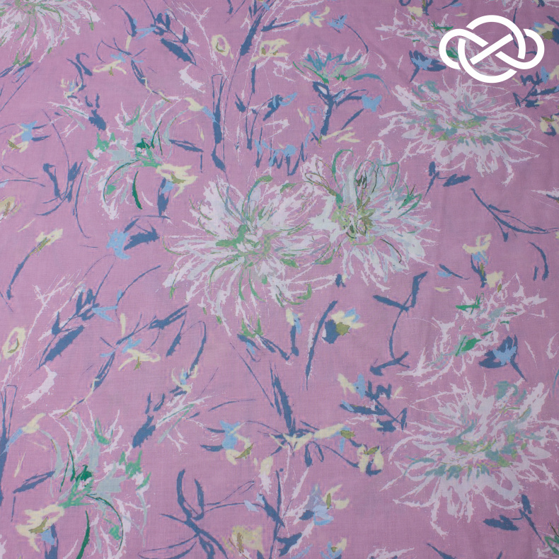 10487. Конкурс!!! Поплин. Принт от Tkani.site