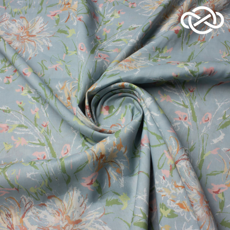 10488. Конкурс!!! Поплин. Принт от Tkani.site