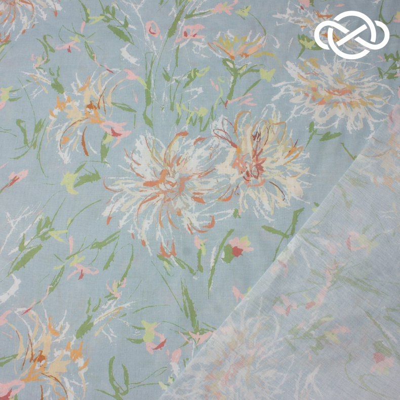 10488. Конкурс!!! Поплин. Принт от Tkani.site