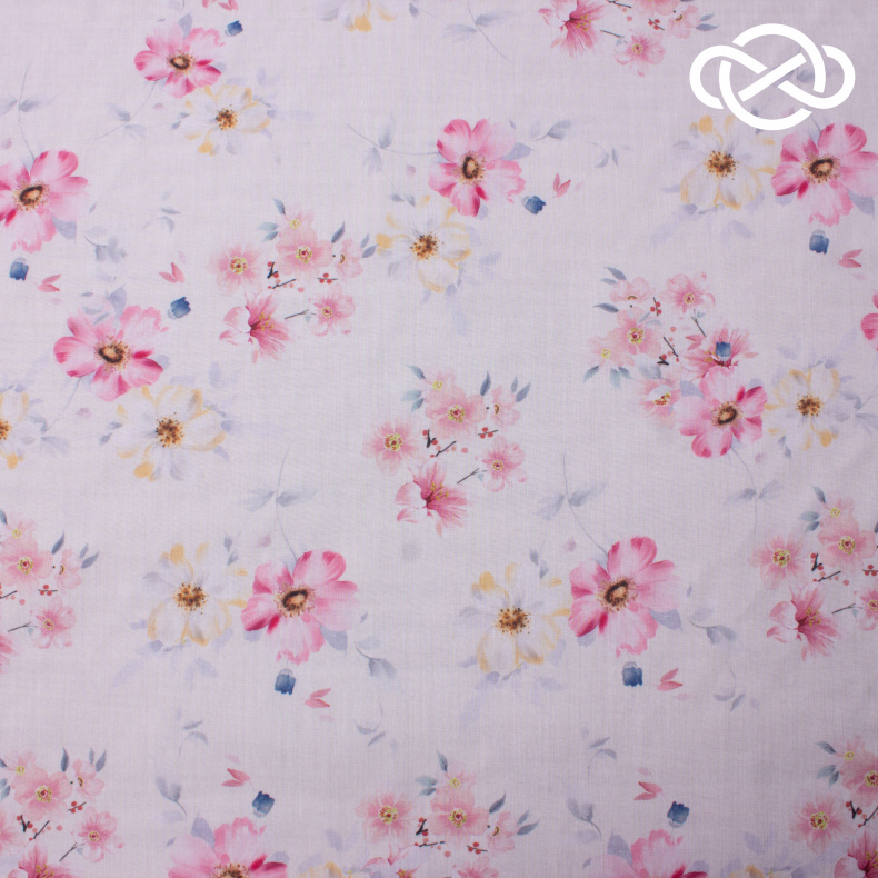 10489. Конкурс!!! Поплин. Принт от Tkani.site