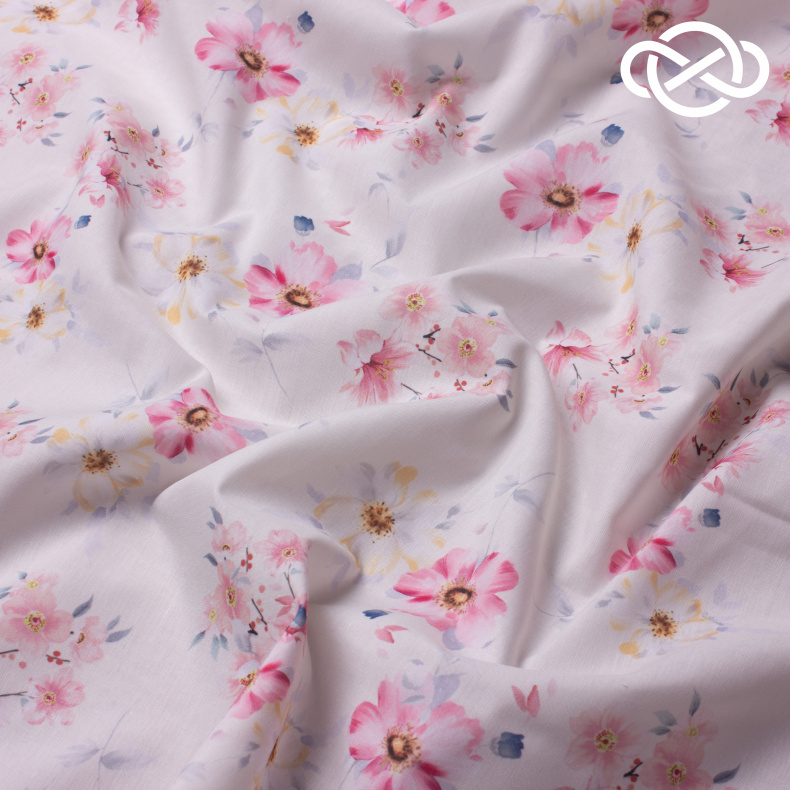 10489. Конкурс!!! Поплин. Принт от Tkani.site