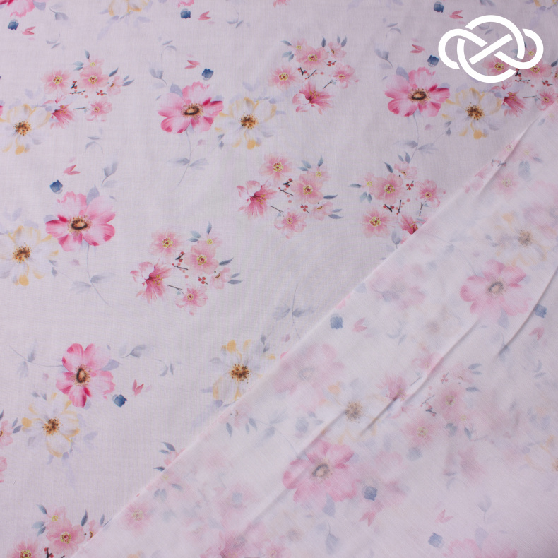 10489. Конкурс!!! Поплин. Принт от Tkani.site