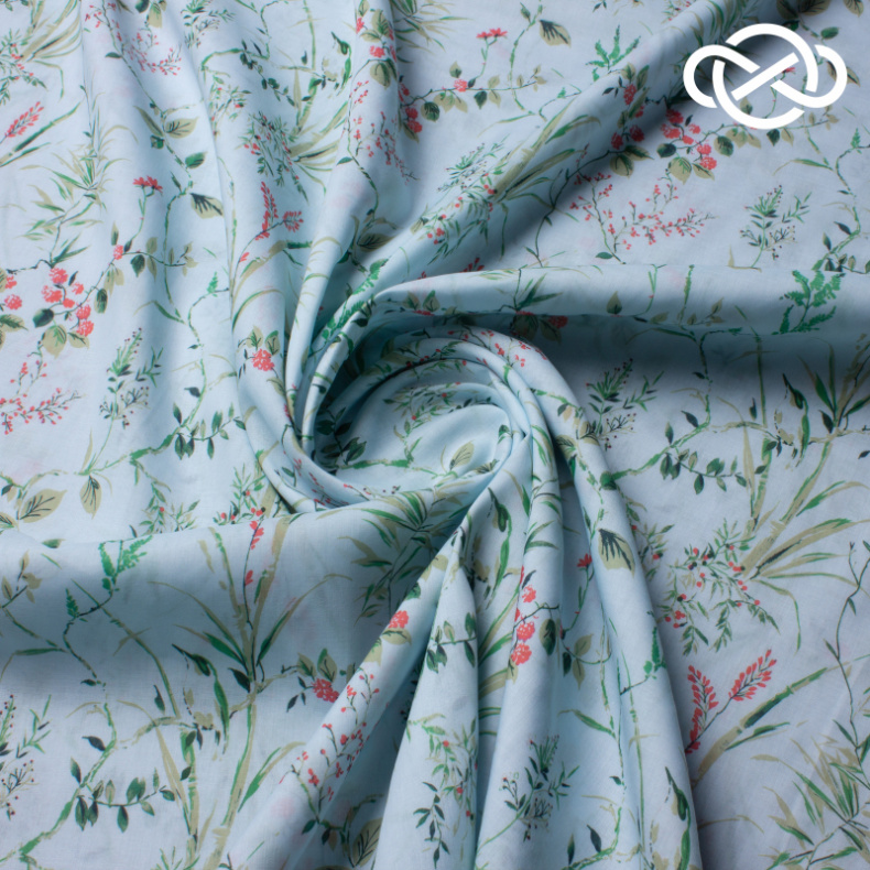 10490. Конкурс!!! Поплин. Принт от Tkani.site