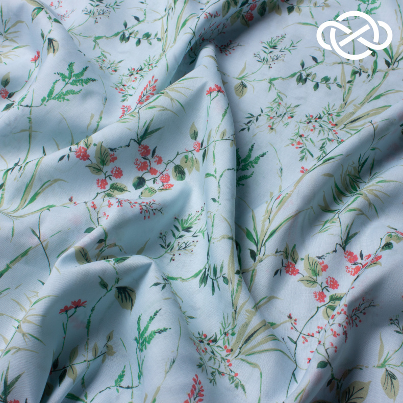 10490. Конкурс!!! Поплин. Принт от Tkani.site