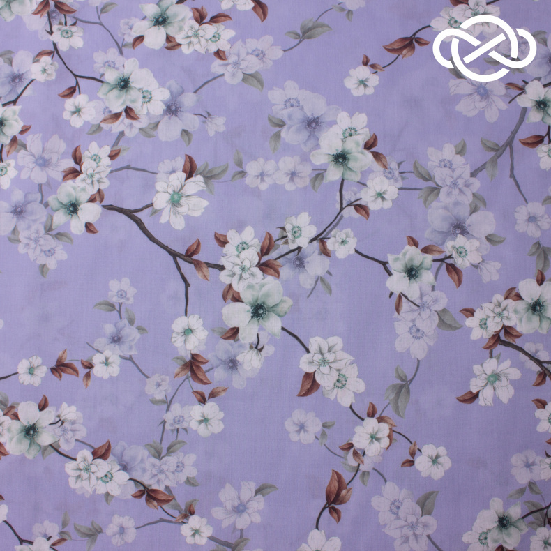 10491. Конкурс!!! Поплин. Принт от Tkani.site