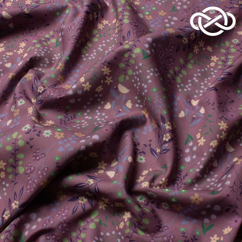 10493. Конкурс!!! Поплин. Принт от Tkani.site