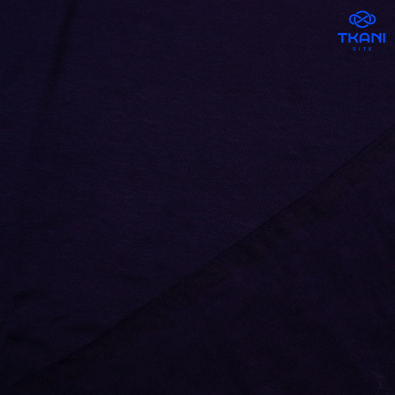 1021. Кулирная гладь. Темно-синий. от Tkani.site