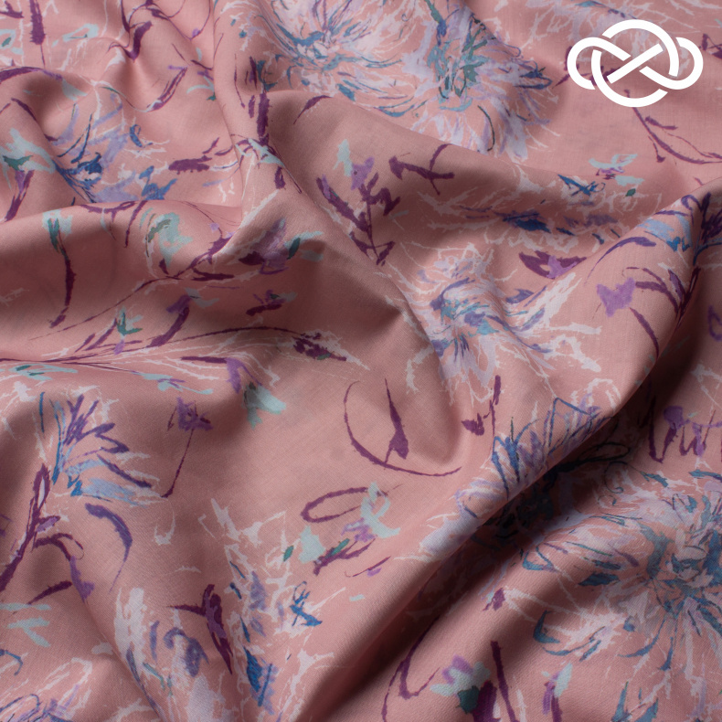 10494. Конкурс!!! Поплин. Принт от Tkani.site