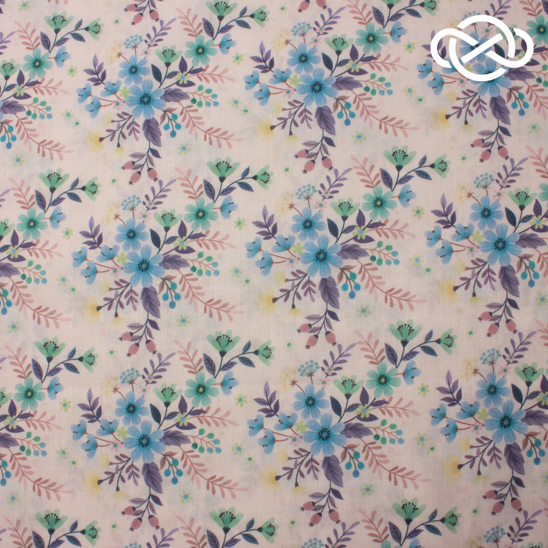 10495. Конкурс!!! Поплин. Принт от Tkani.site