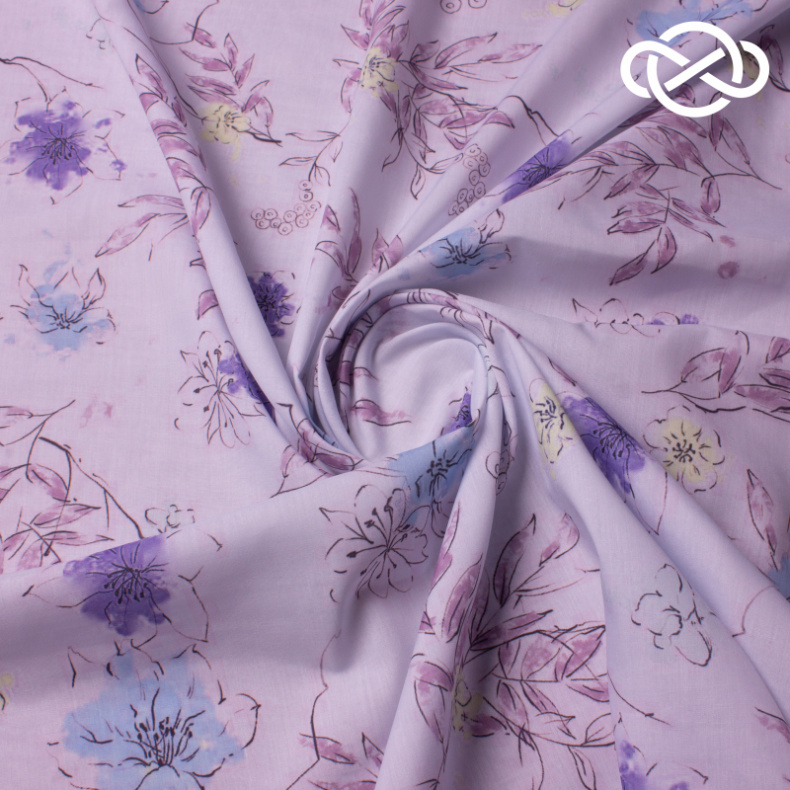 10496. Конкурс!!! Поплин. Принт от Tkani.site