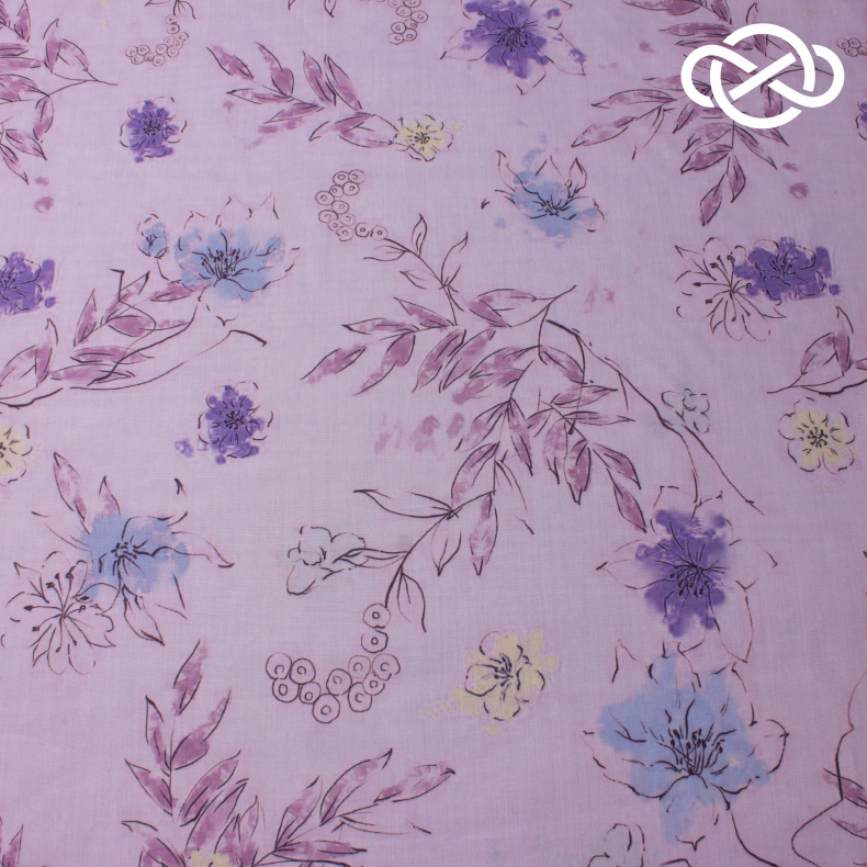 10496. Конкурс!!! Поплин. Принт от Tkani.site