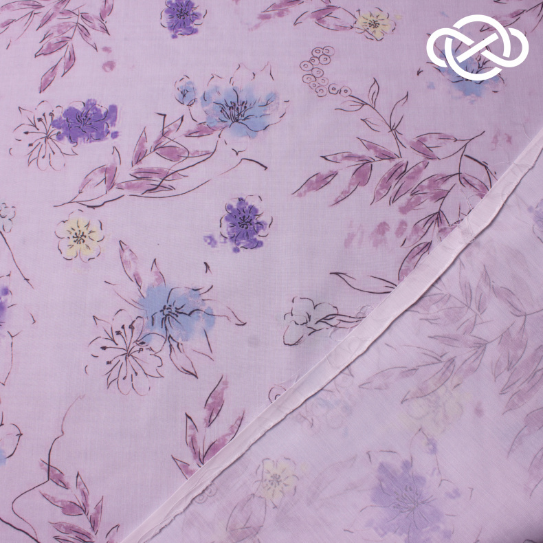 10496. Конкурс!!! Поплин. Принт от Tkani.site